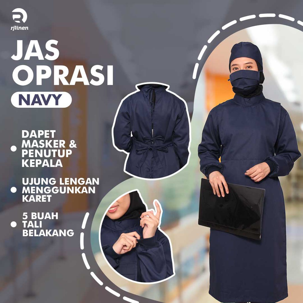 Jual JAS OPERASI / JUBAH OPERASI / APD / SURGICAL GOWN / BAJU OPERASI ...