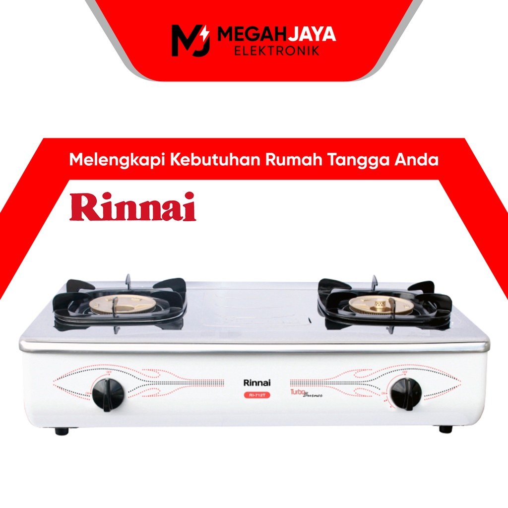 Jual [COD READY] RINNAI KOMPOR STAINLESS STEEL RI 712T / RI-712T ...