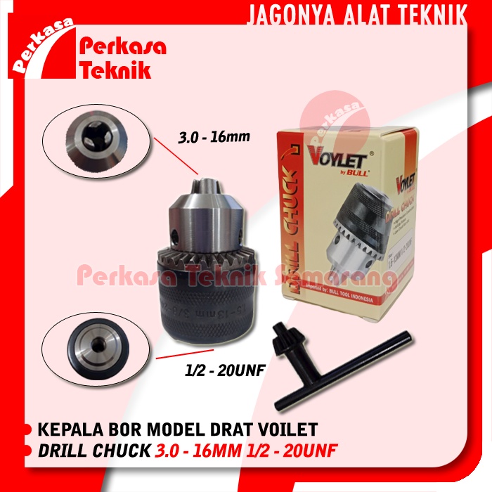 Jual Kepala Bor Model Drat VOYLET 16MMx1/2