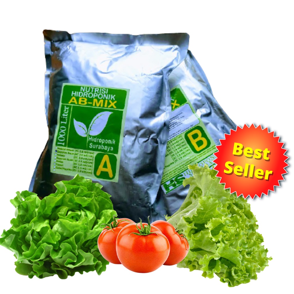 Jual Pupuk AB Mix Nutrisi Hidroponik Sayuran Daun Dan Sayuran Buah ...