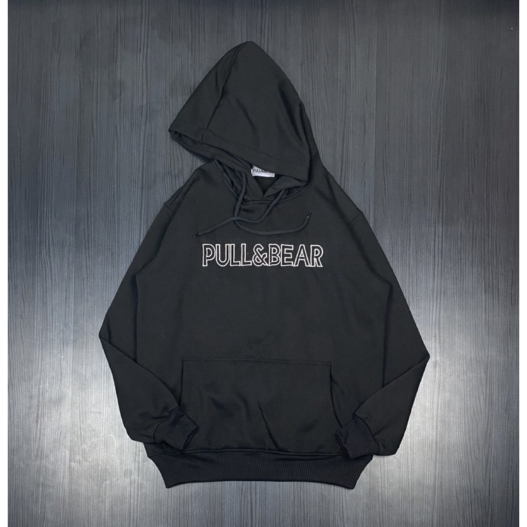 Hoodie pria pull and on sale bear