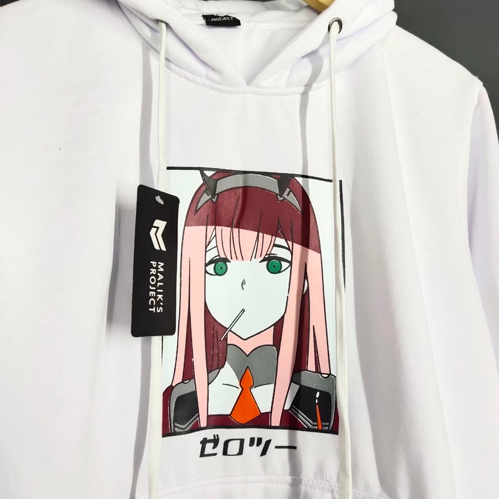 JAKET SWEATER HOODIE ANIME DARLING IN THE FRANXX ZERO TWO JAKET ANIME DARLING