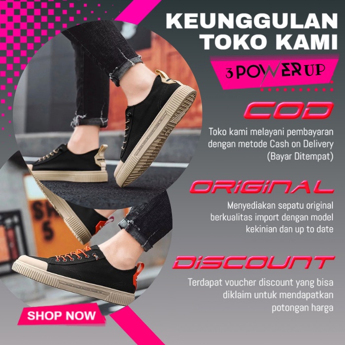 Jual Sepatu Sneaker Pria Import - AIR VENRON TRUEDOO Cassual Shoes - Sepatu  Kasual Santai