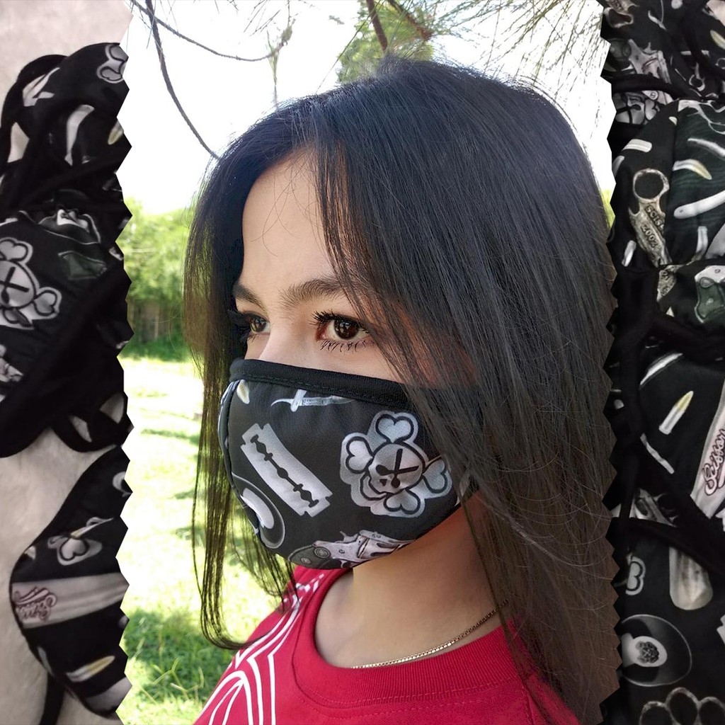 Jual mask kain rebel sc | Shopee Indonesia