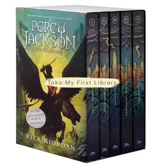 Jual 5 books Percy Jackson and The Olympians Box Set English Story Lc ...