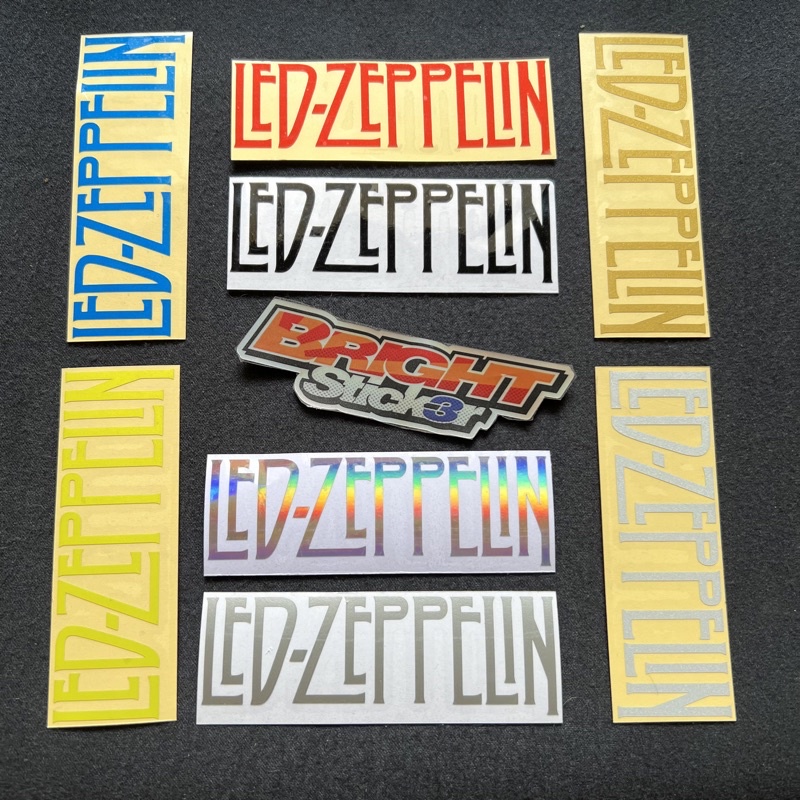 Jual STICKER STIKER LED ZEPPELIN STICKER BAND CUTTING | Shopee Indonesia