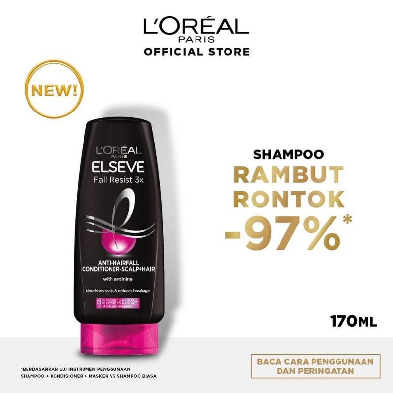 Jual Loreal Paris Conditioner 3x Hair Fall Resist 170 ml / 170ml