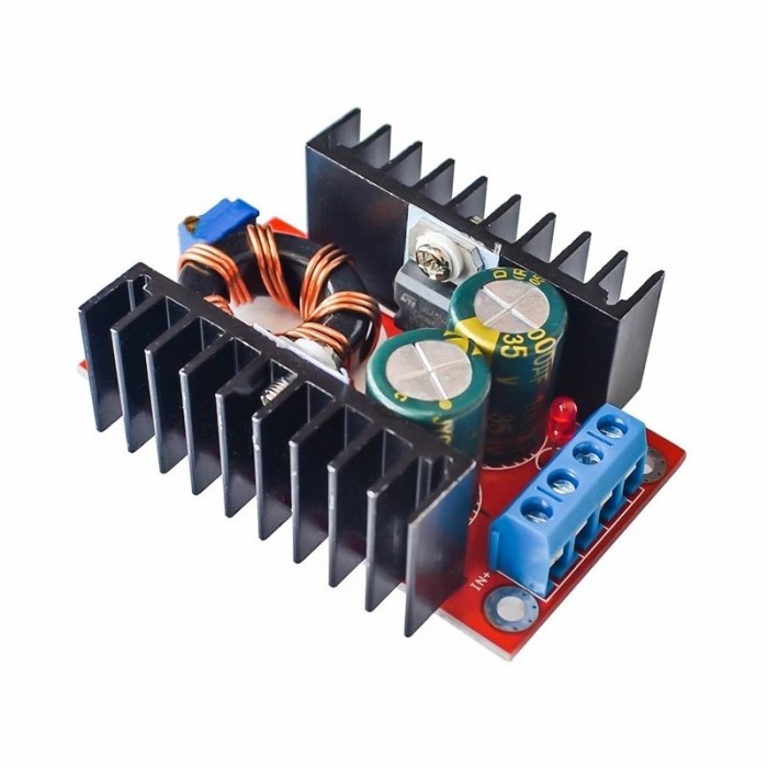 Jual Module Modul DC Step Up Boost Converter Adjustable 150W 6A 10-32V ...
