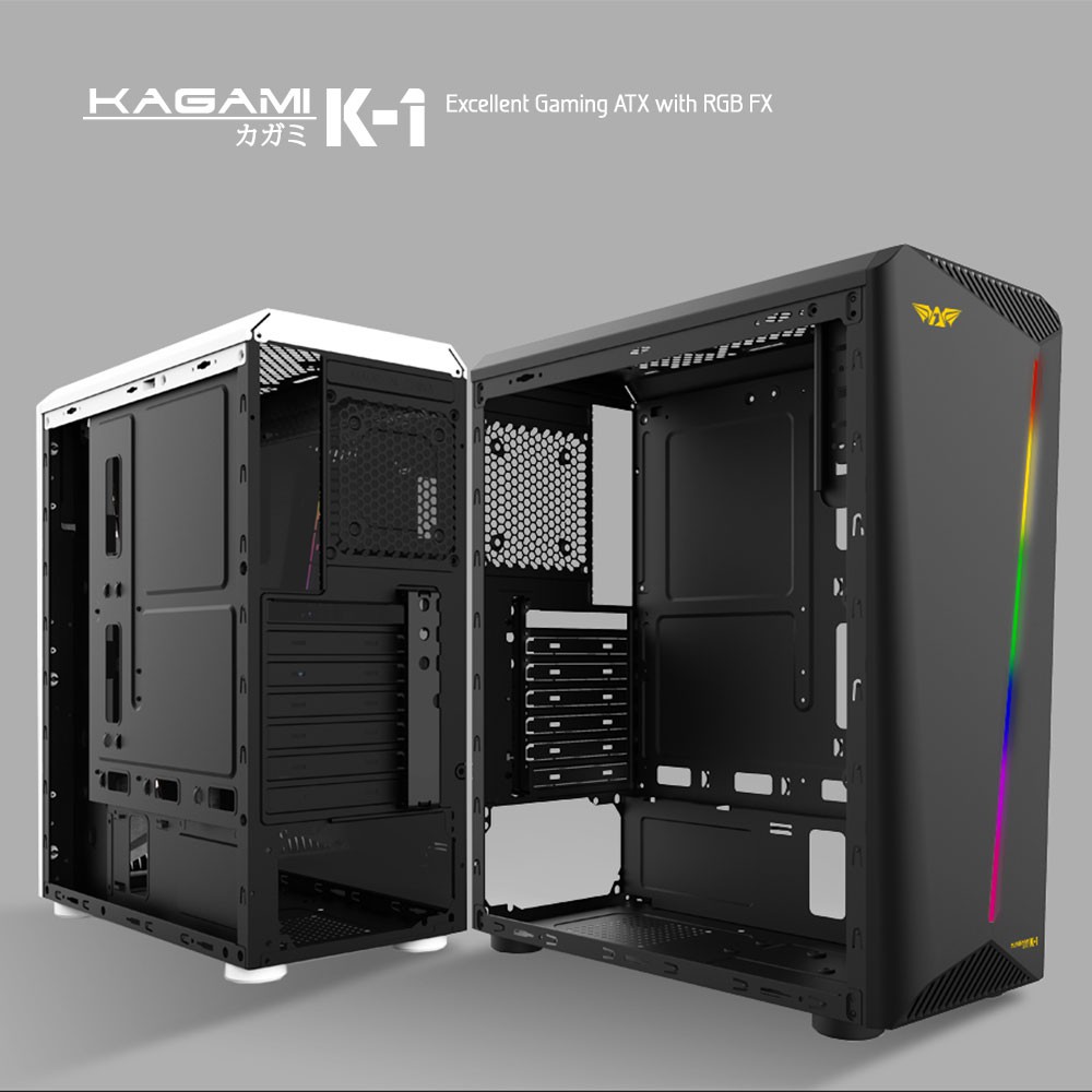 Jual Casing PC Armageddon Kagami K 1 Black Shopee Indonesia