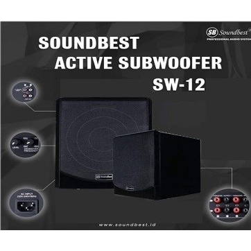 Jual Speaker Subwoofer Aktif Soundbest Sw12 Original Sub Sw 12 Inch ...