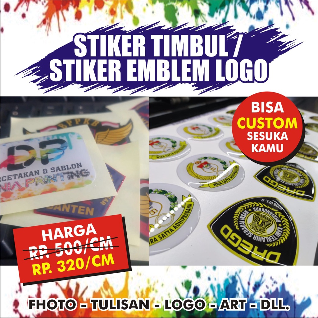 Jual Doming Starter Kit Silhouette Sticker Timbul Resin di lapak