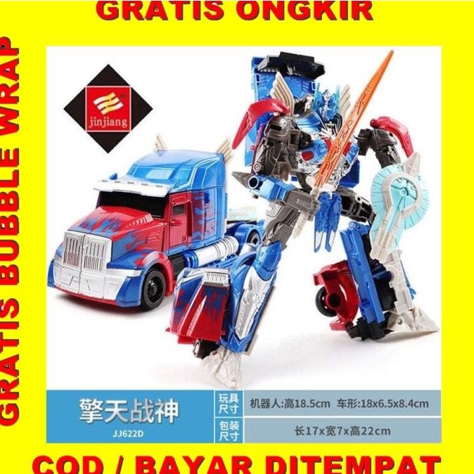 Jual MAINAN ANAK ROBOT TRANSFORMER OPTIMUS PRIME DIE CAST TRANSFORMER ...