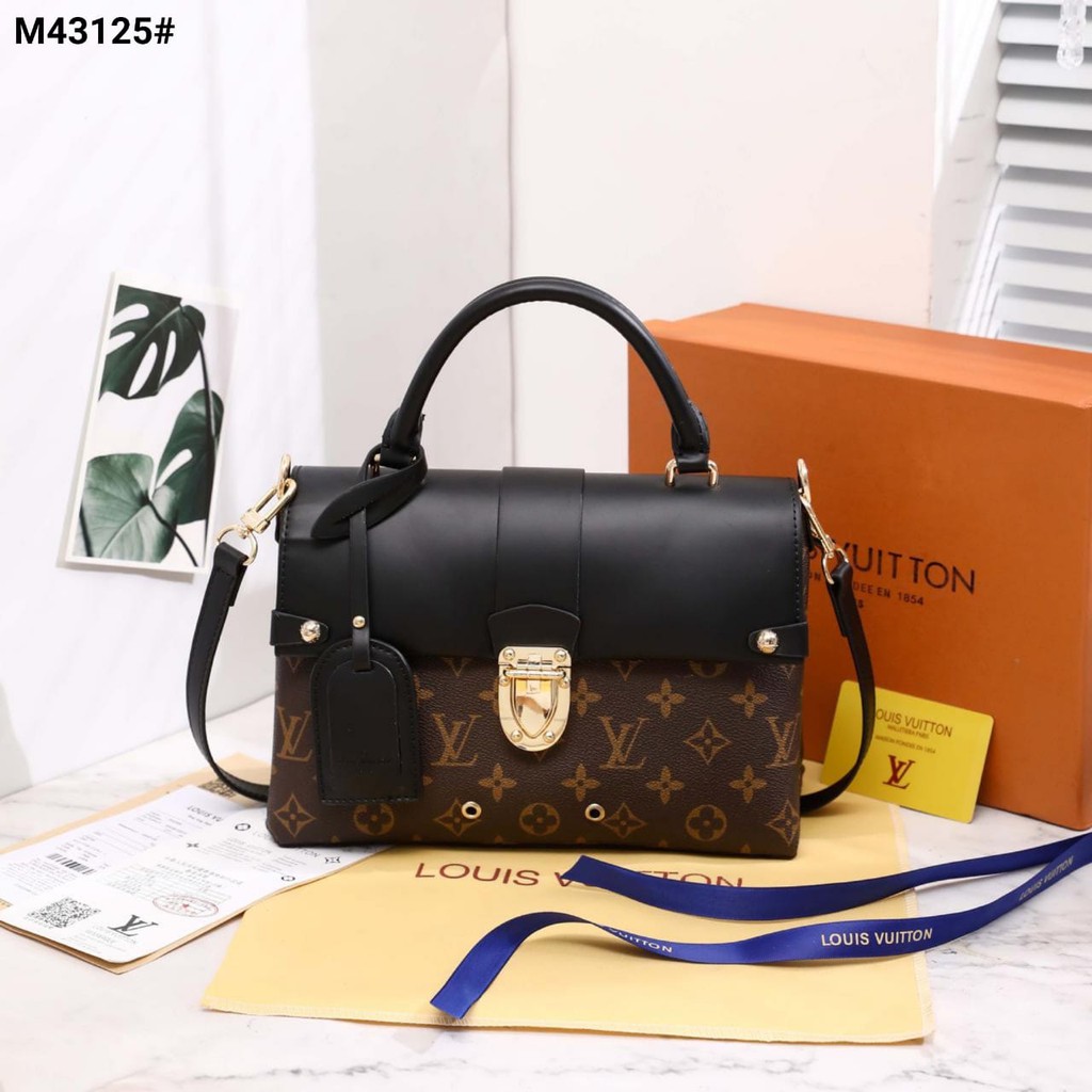 Louis Vuitton M43125 One Handle Flap Bag MM Shoulder Bag Monogram