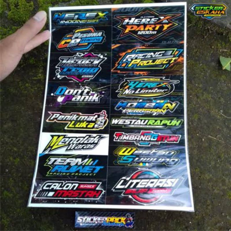 Jual stiker racing | Shopee Indonesia