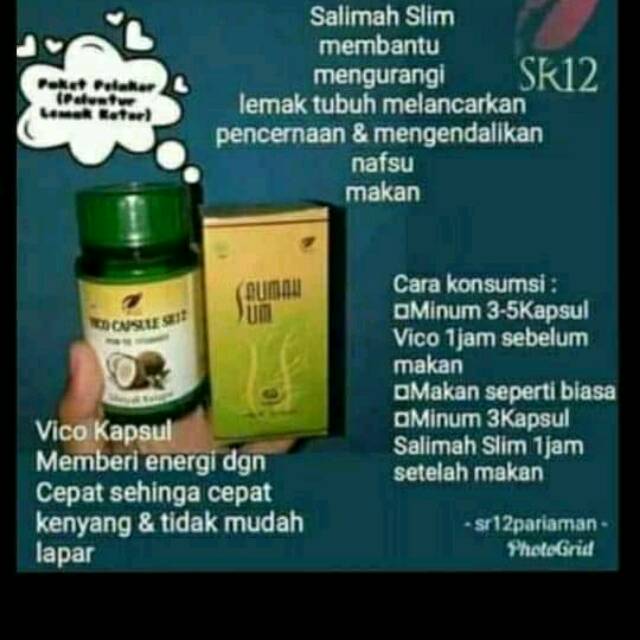 Jual Ampuh Atasi Berat Badan Berlebih Paket Diet Salimah Slim Vico