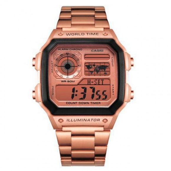 Jam Tangan Pria Casio Digital Ae1200 Waterresist