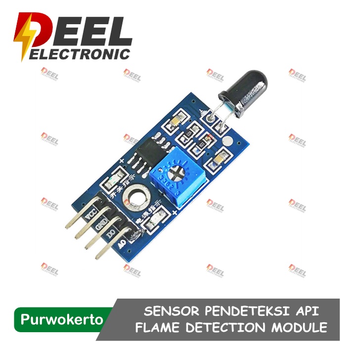 Jual Sensor Pendeteksi Api Infrared Flame Detection Module For Arduino Shopee Indonesia