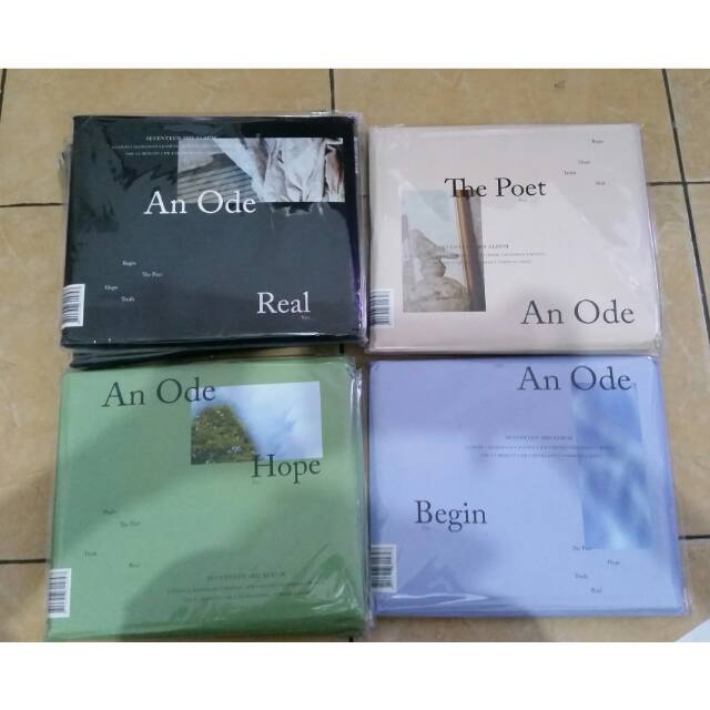 Jual [READY STOCK] SEVENTEEN AN ODE ALBUM SEALED FULLSET WITH POSTER ...