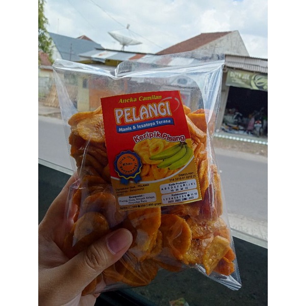 Jual Keripik Pisang Manis Pelangi 250g Shopee Indonesia