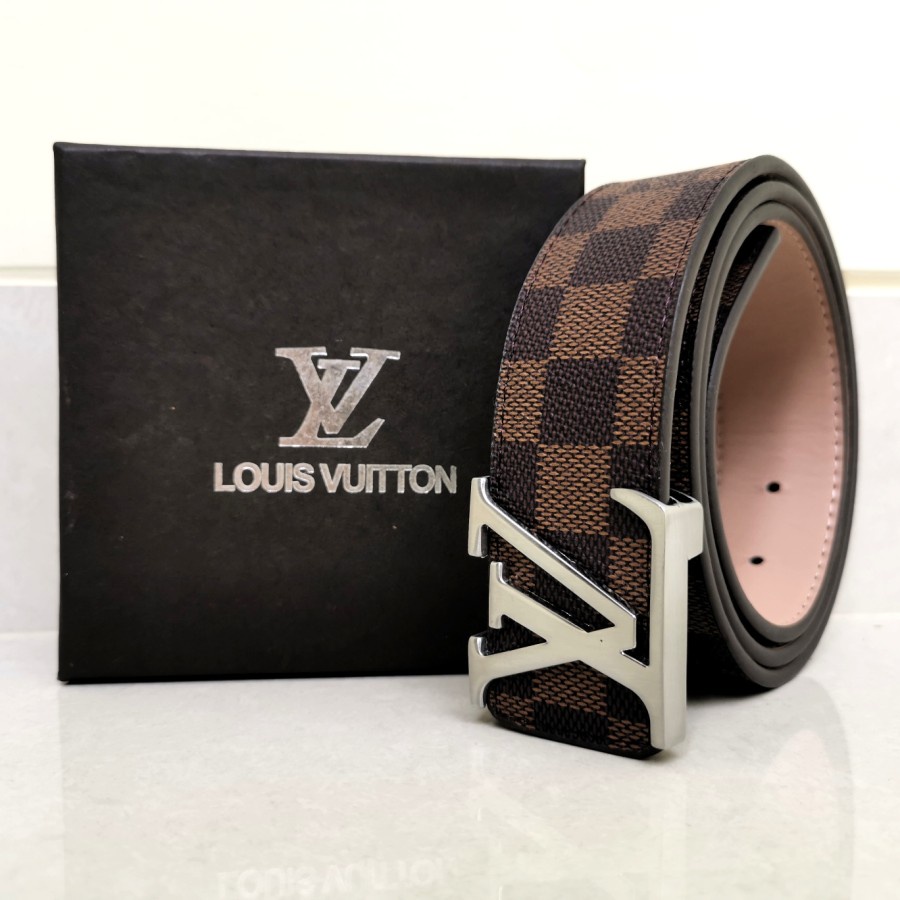 aksesoris ikat-pinggang Louis Vuitton Damier Azur Belt