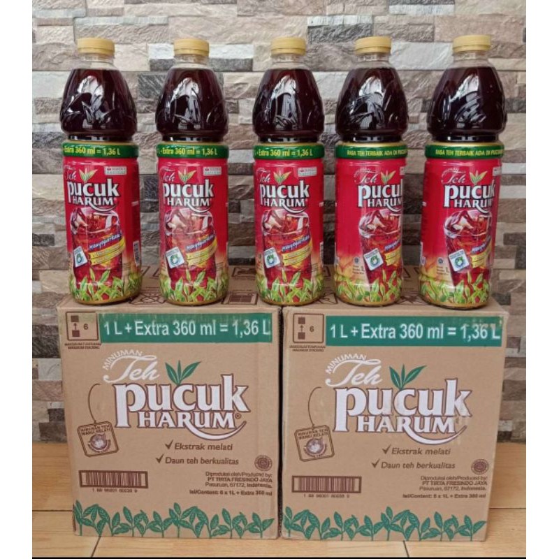 Jual Teh Pucuk 1 liter + 360 ml (1 Dus isi 6 botol) | Shopee Indonesia