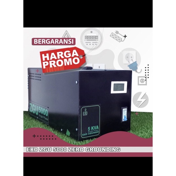 Jual EXO ZGU5000 WATT Zero Grounding 5k Tegangan Listrik 5KVA | Shopee ...