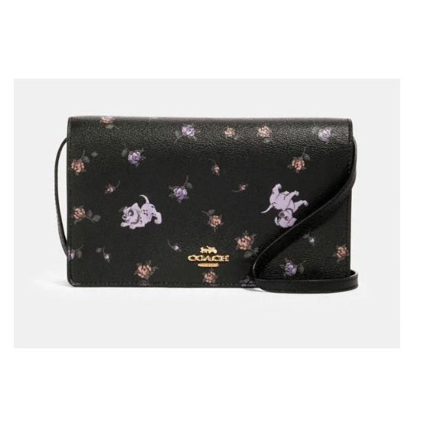 Jual Disney X Coach Hayden Foldover Crossbody Clutch With Dalmatian