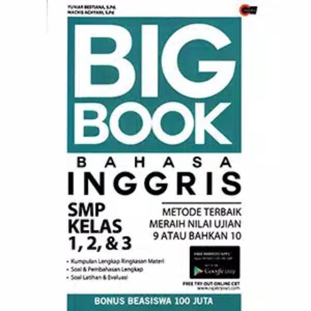 Jual Buku Big Book Bahasa Inggris SMP Kelas 1, 2, & 3 | Shopee Indonesia