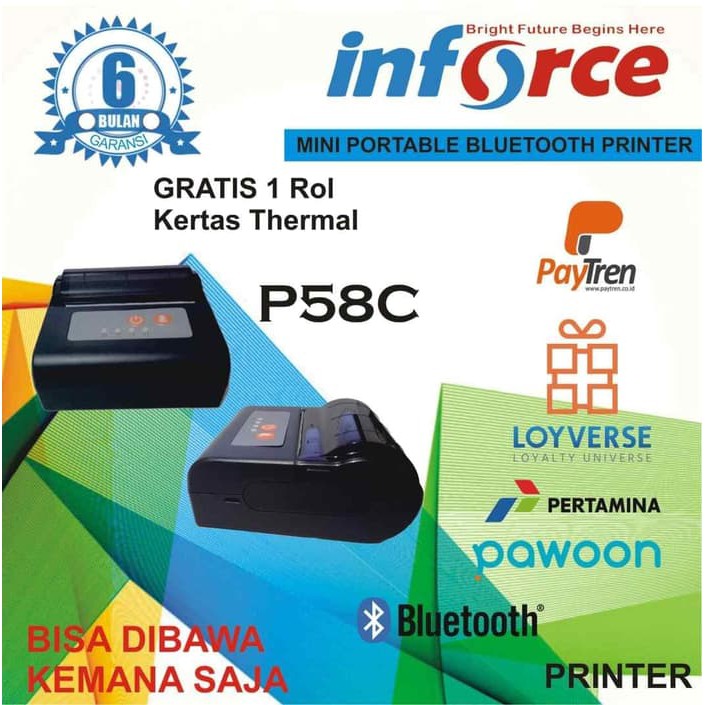Jual Printer Thermal Inforce P58C | Shopee Indonesia