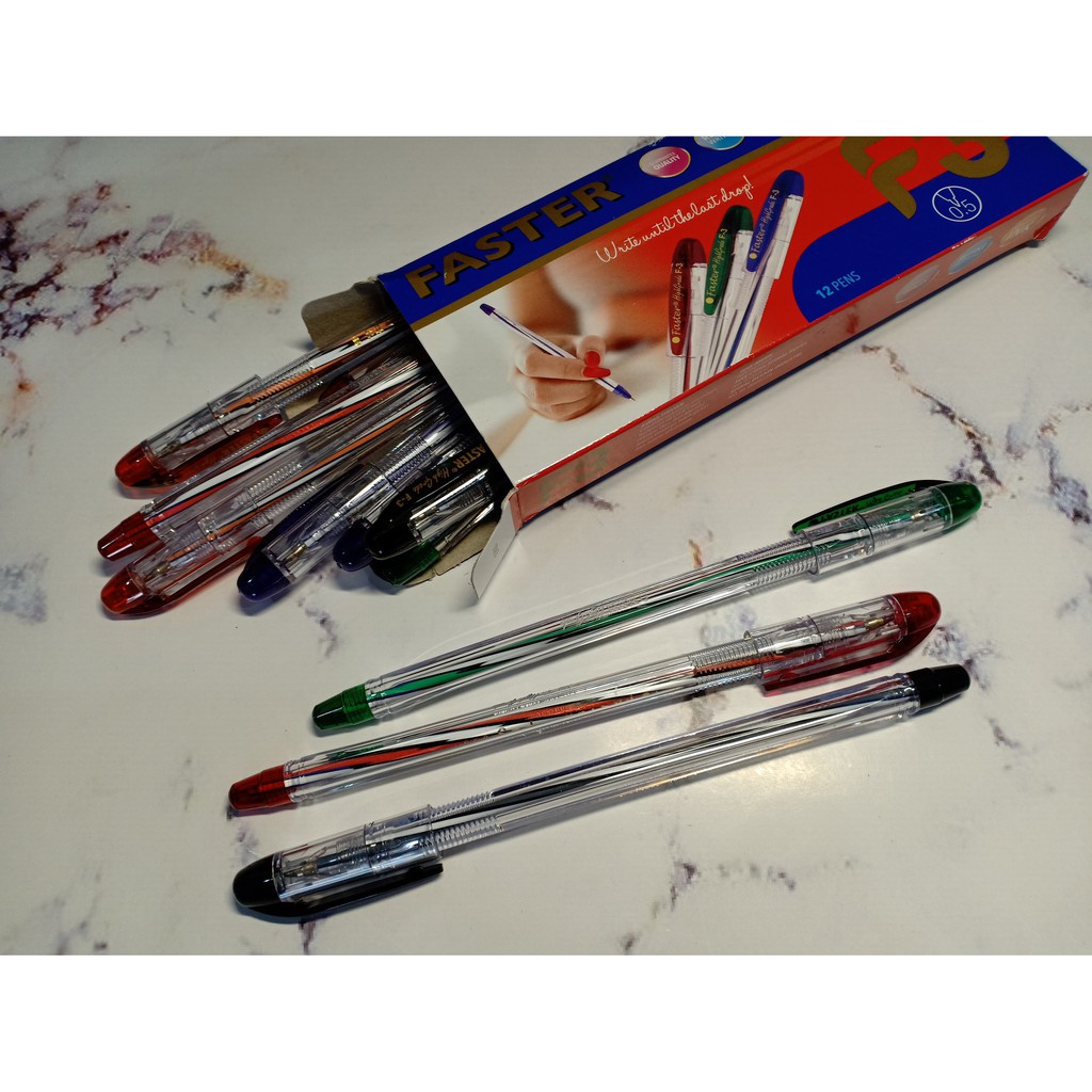 Jual Pulpen Faster F3 Extra Fine Tip 0,5mm ECERAN | Shopee Indonesia