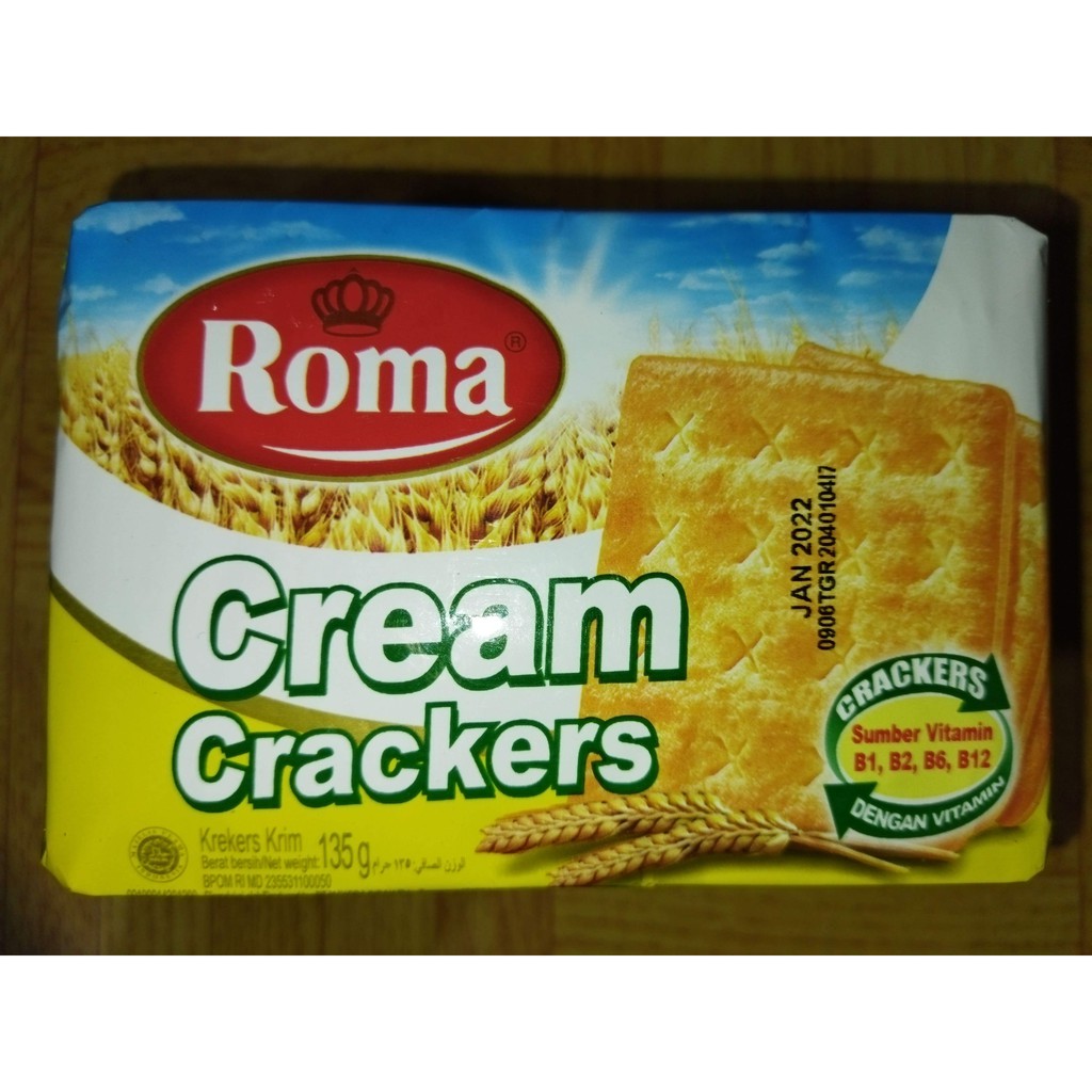 Jual Roma Cream Crackers 135 gr (Asin) | Shopee Indonesia
