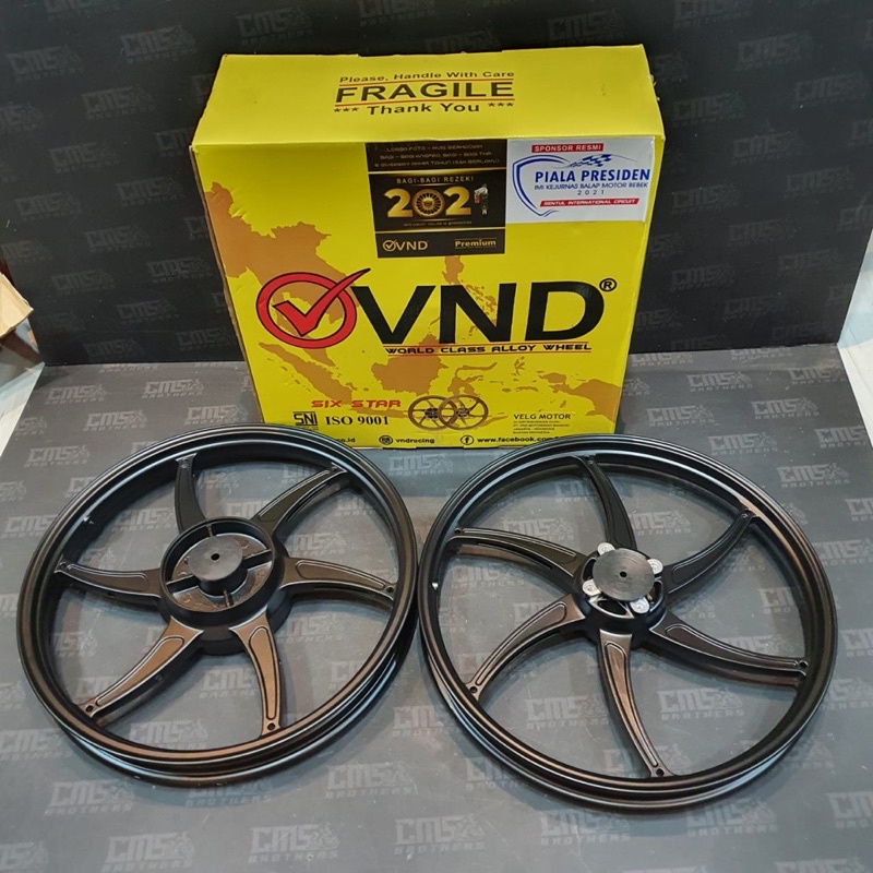 Jual Velg Velek Racing VND Yamaha Jupiter Mx Type Six Star Ring 17 ...