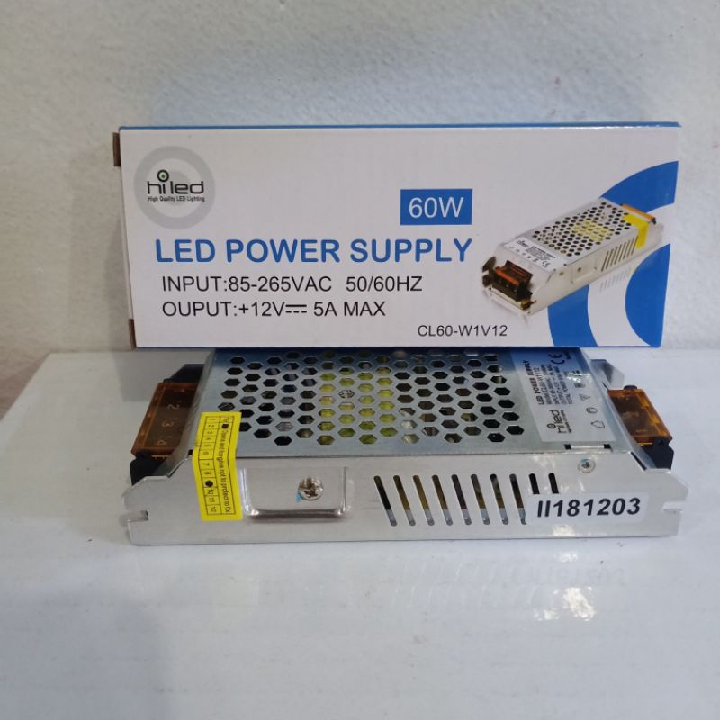 Jual Hiled Led Power Supply 60 W Trafo Switching Adaptor 12V 5A