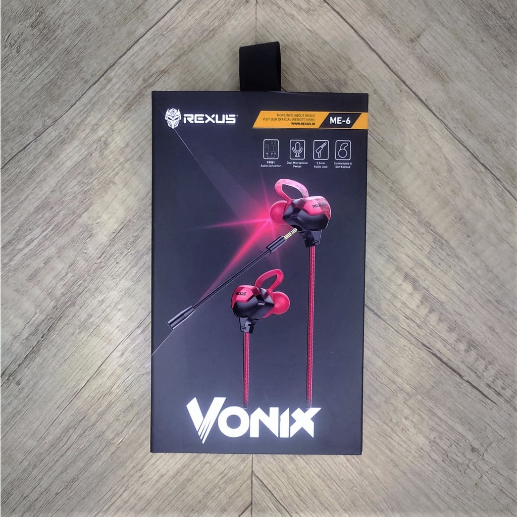 Jual Earphone Gaming Rexus ME 6 Shopee Indonesia