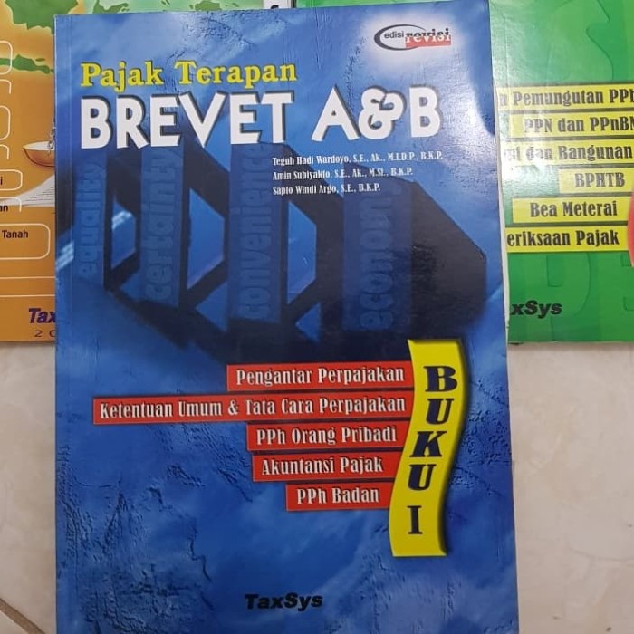 Jual Perpajakan-Buku- Buku Pajak Terapan Brevet A&B Edisi Revisi Buku 1 ...