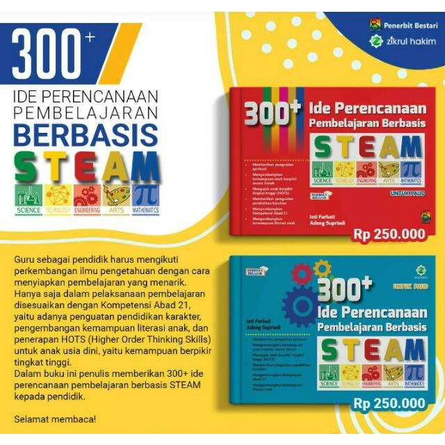 Jual Buku Pedoman Guru STEAM LOOSE PART 300+ Ide Pembelajaran Berbasis ...