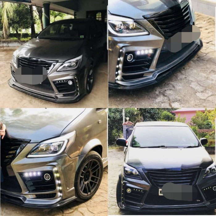 Jual bodykit kijang innova body kit bodi kit lexus 2012-2014 full set ...