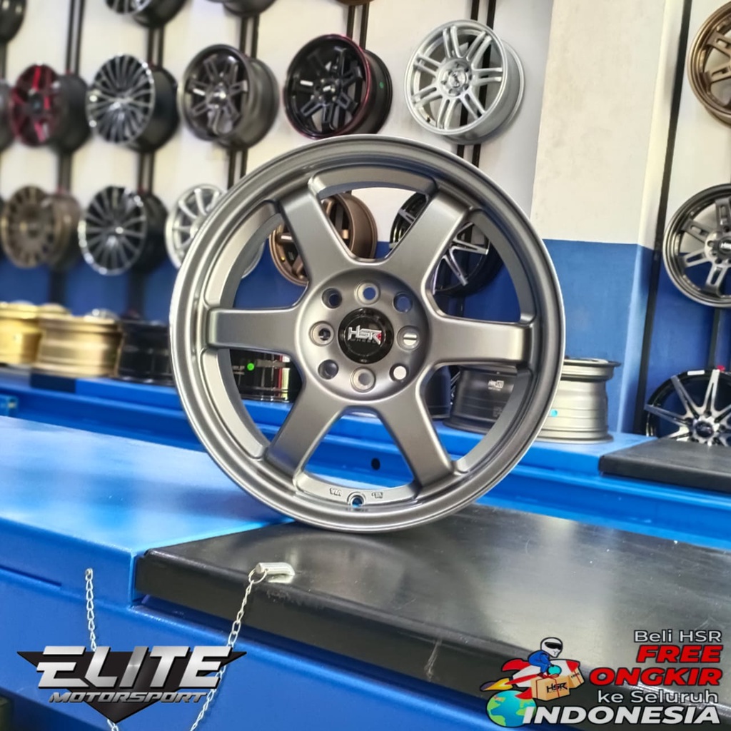 Jual Velg Racing TE37 Ring 16x7 Lubang 4 Velg Mobil Jazz Brio Mobilio ...