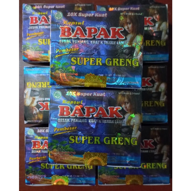 Jual Kapsul Bapak Super Greng 100 Original Shopee Indonesia 