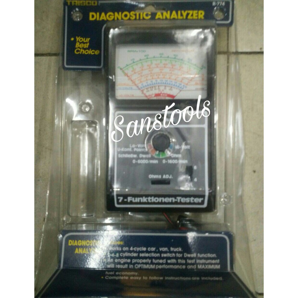 Jual TACH DWELL TESTER R 774 diagnostic analyzer R774 alat ukur sudut