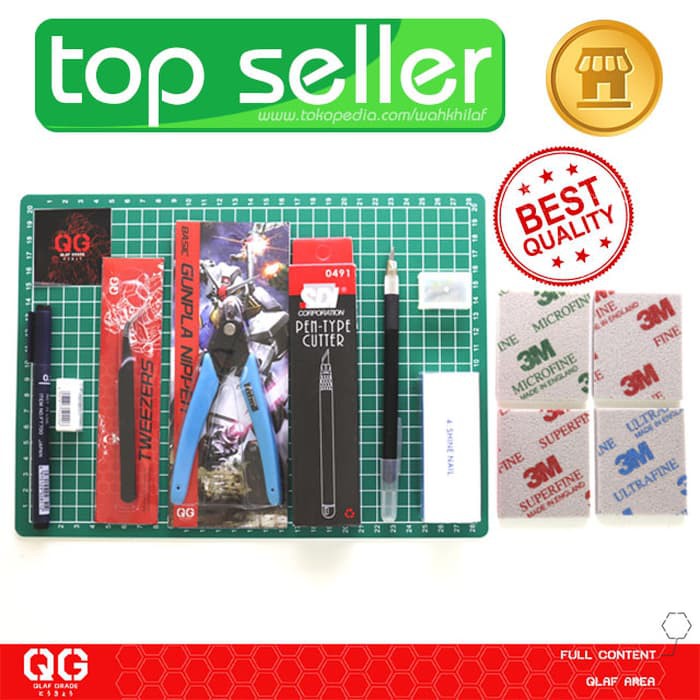 Jual Gunpla Gundam Tools Set tool set toolset TOOLKIT LENGKAP ...