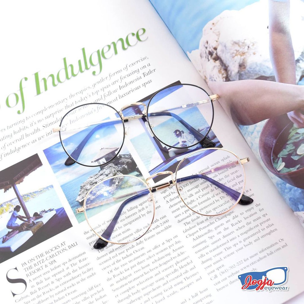 Jual Kode Frame DAMARA by Jogja Eyewear | Kacamata Bulat Besi Big Size ...