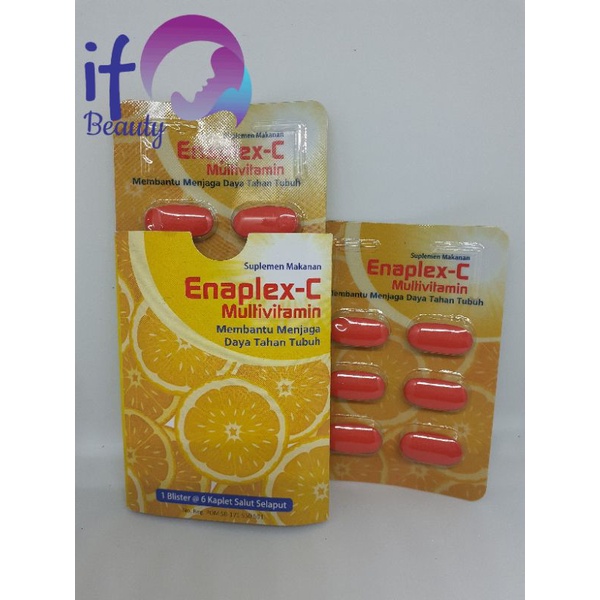 Jual EnaplexC Vitamin C&B Complex jaga daya tahan tubuh (1Blister