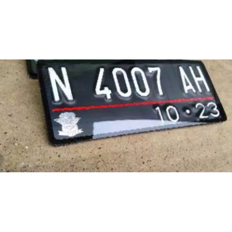 Jual plat nomer motor costum / variasi plat nomer / nomer motor /plat