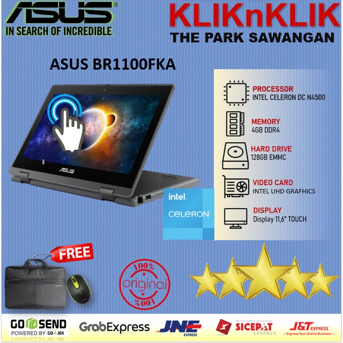 Jual Laptop Touch Asus Br Fka Bp T N Gb Gb Touch Win Home Star Grey Shopee