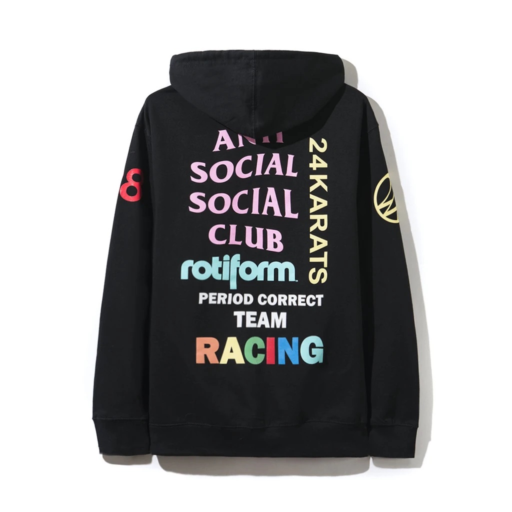 Hoodie Anti Social Social Club x Team Racing Sweater ASSC x Tean Racing 24 Karats