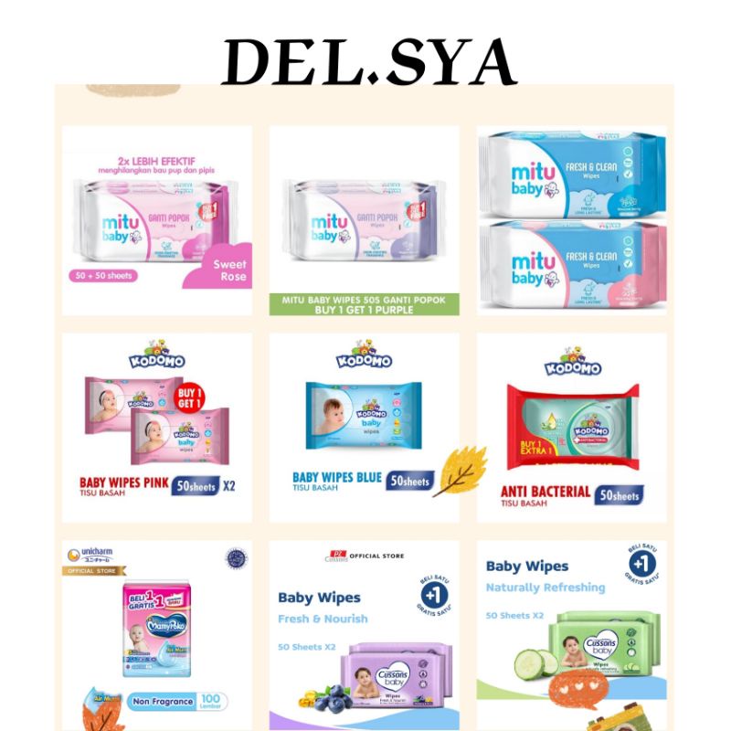 Jual Mitu Tissue Wipes Cussons Mamypoko Kodomo Wipes Beli Gratis Tisu Basah Ganti Popok