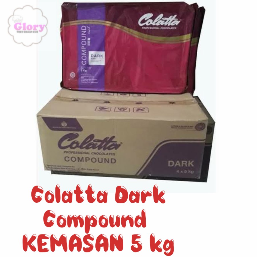 Jual colatta dark compound 5 kg/ coklat batang colatta 5kg | Shopee ...