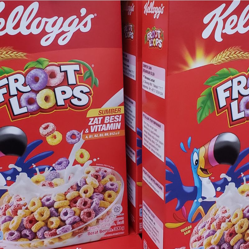 Jual Kellogs Froot Loops Cereal Dan Gr Shopee Indonesia