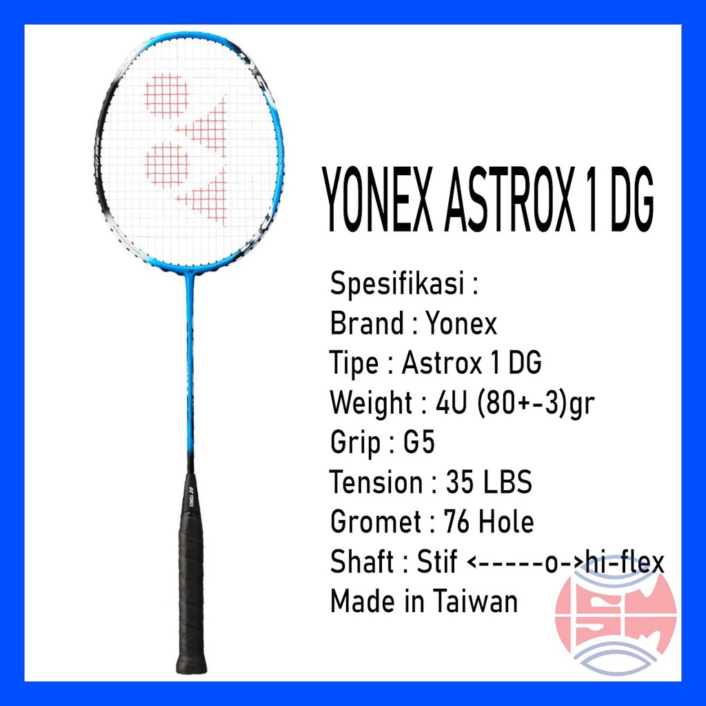 Jual Raket Badminton Yonex Astrox 1 DG Original | Shopee Indonesia